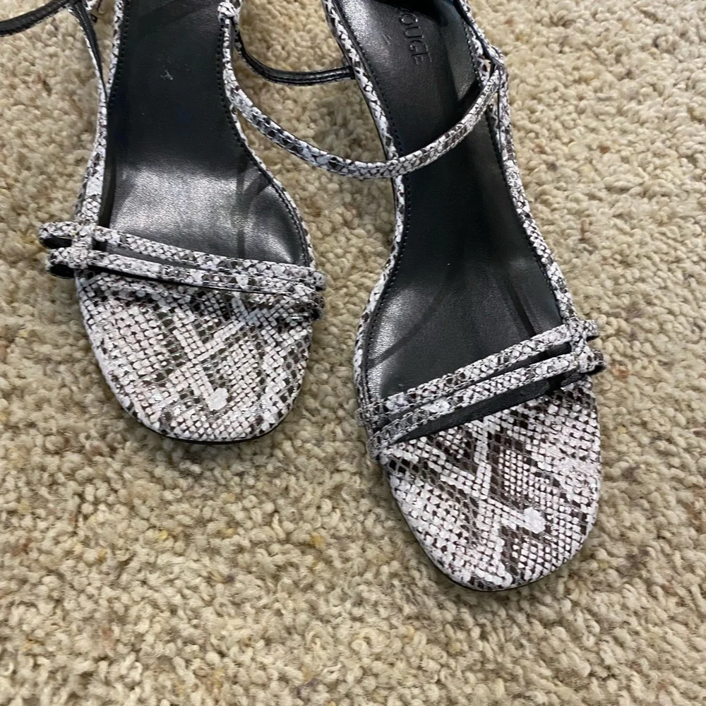 Villa Rouge Desi Snakeskin Sandals